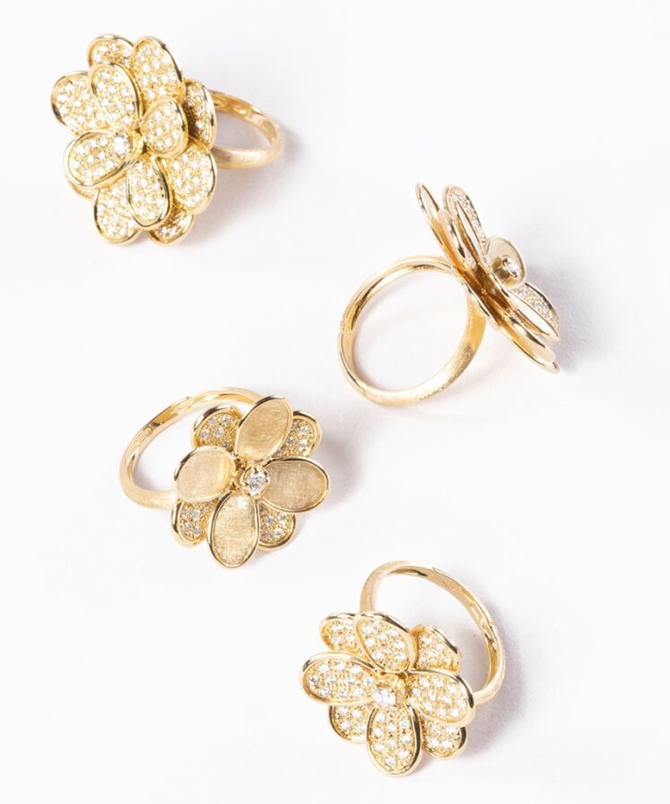 Alternative view of Anello Marco Bicego Petali AB606 B5 Y