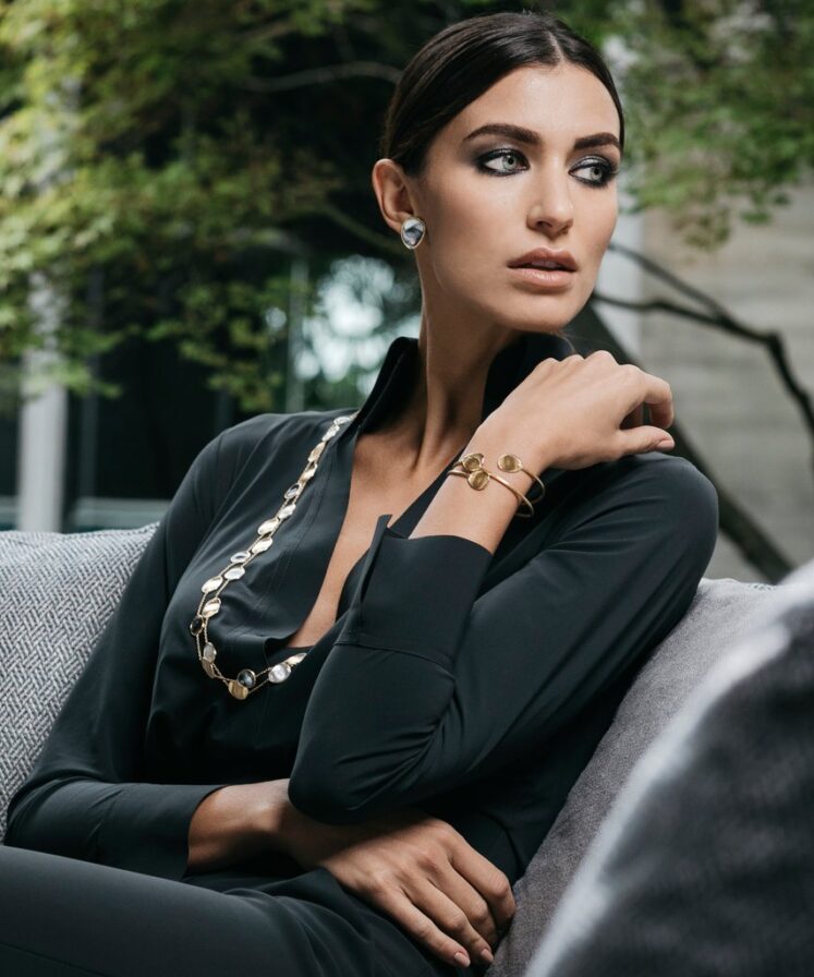 Alternative view of Collana Marco Bicego Lunaria CB2157 MPW Y