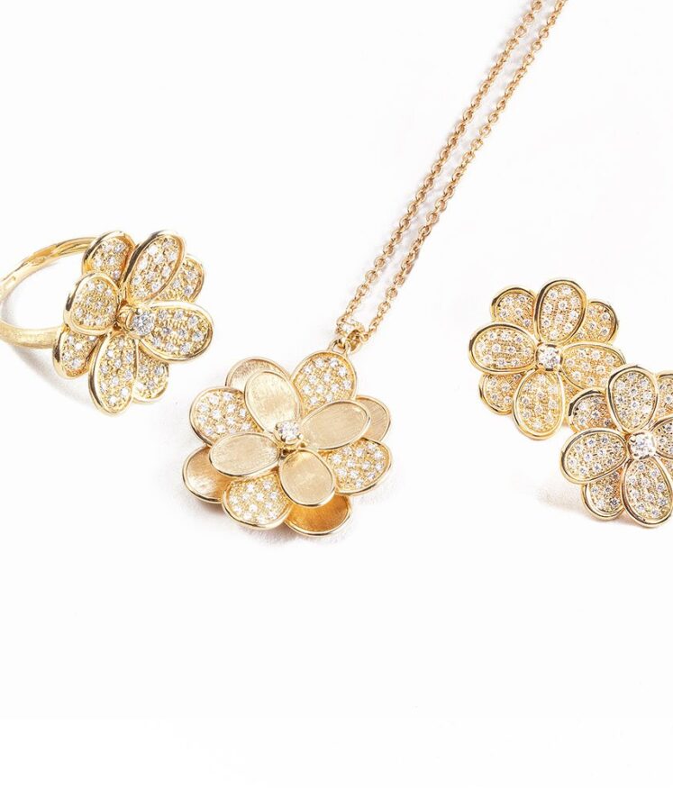 Alternative view of Pendente Marco Bicego Petali CB2435 B5 Y