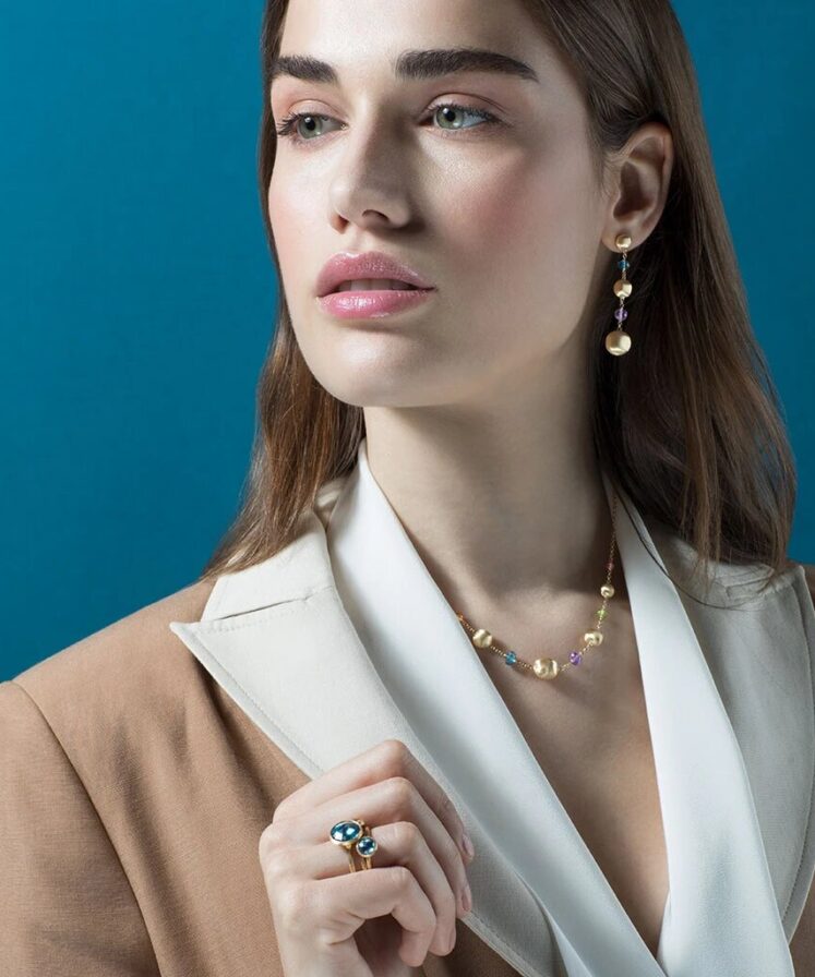 Alternative view of Orecchini Marco Bicego Africa OB1581 MIX02 Y