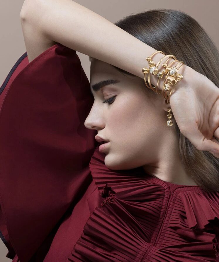 Alternative view of Orecchini Marco Bicego Africa OB1613 B Y