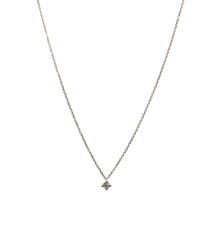 Collana Casadei Diamante Punto Luce in Oro Bianco