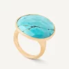 Lunaria 18k Yellow Gold Cocktail Ring With Turquoise 44335719711002