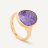 Lunaria 18k Yellow Gold Ring With Charoite 1130205190