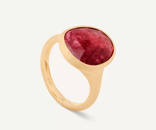 Lunaria 18k Yellow Gold Ring With Thulite 1130205194