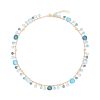 Marco Bicego Paradise Collana In Oro Topazi Azzurri E London Ref Cb2584 E Tp01