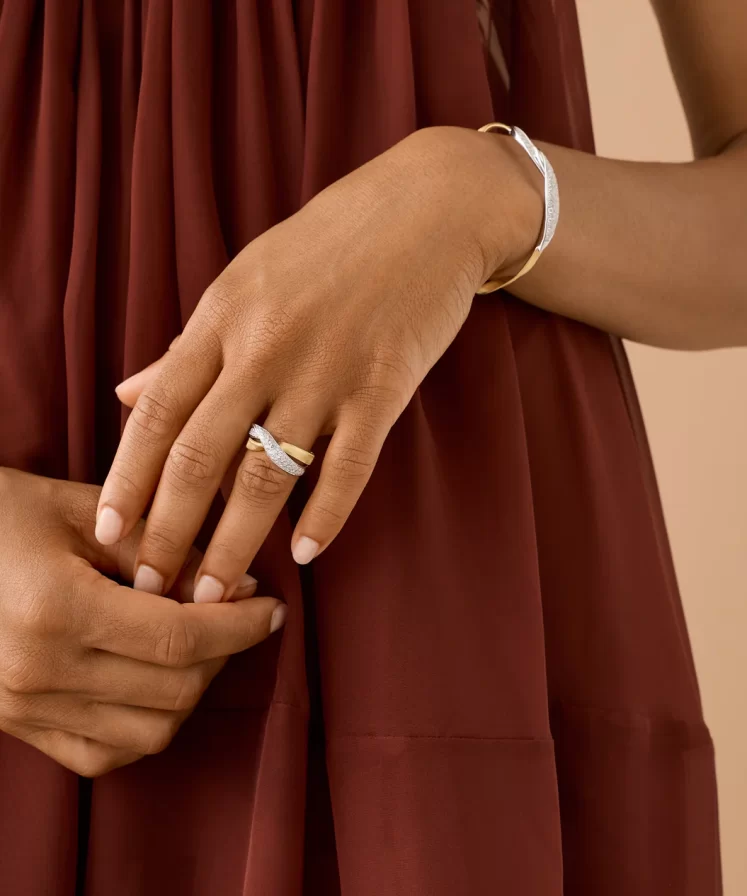 Marrakech 18k Yellow Gold 2 Strand Diamond Crossover Ring 1189907010 1512x