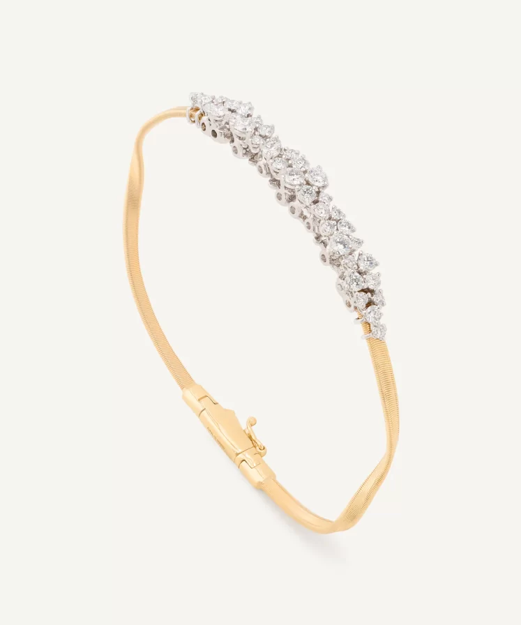Marrakech 18k Yellow Gold Bracelet With Graduated Diamond Cluster Sg851 B1 Yw M5 1187536441 1512x