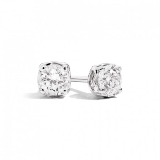 Orecchini Punto Luce Donna Recarlo Anniversary In Oro Con Diamanti E01px001023