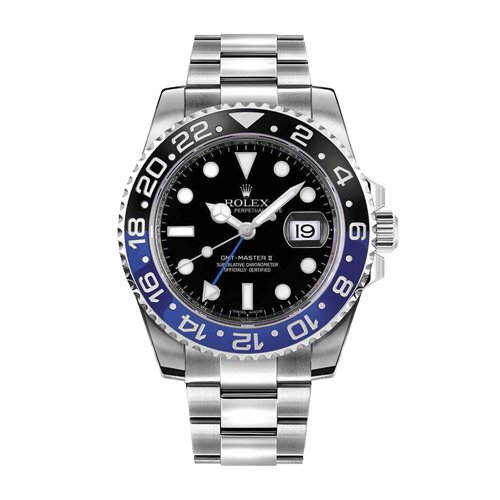 rolex gmt master ii batman 40mm men s watch 116710blnr 16